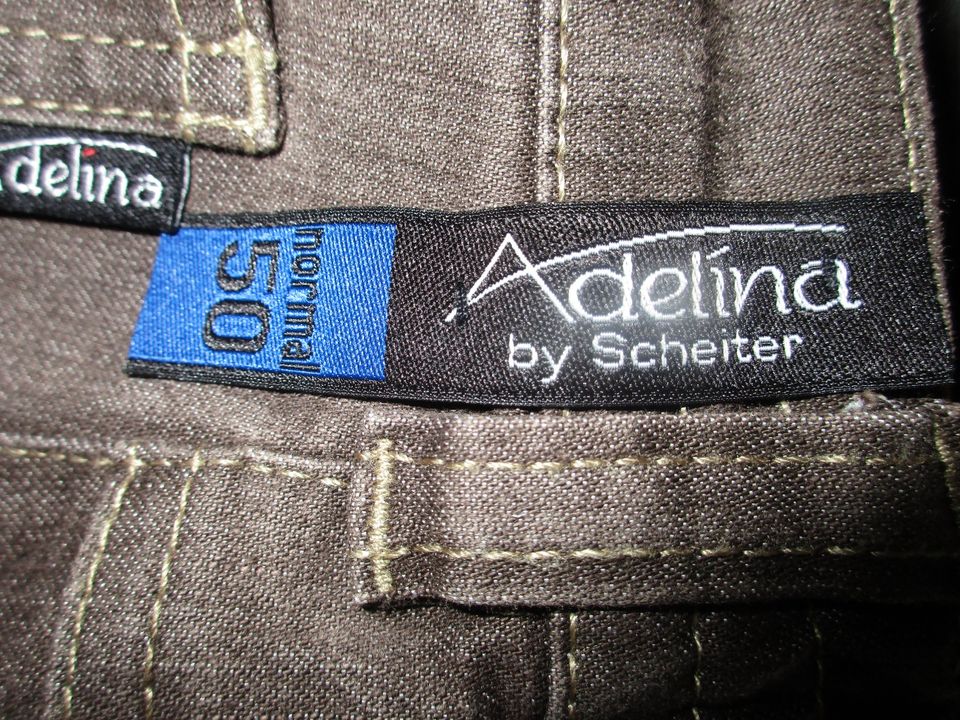 Adelina Jeans Hose Gr. 50 in Braun  Neuwertig!! in Friedrichshafen