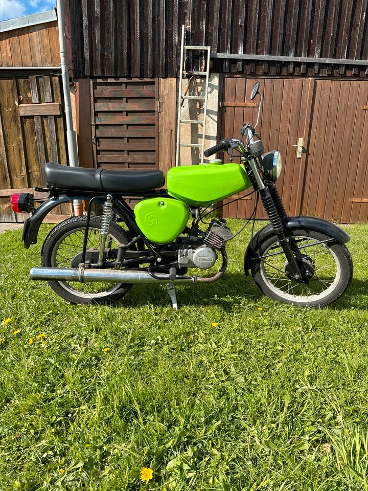 Simson S51 - 4 Gang mit Papieren in Geyer