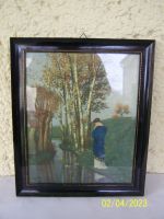 Gemälde A Böcklin Herbstgedanken Wandbild Kunstdruck Bilderrahmen Brandenburg - Cottbus Vorschau