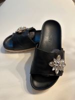 Marc Cain Pantolette Leder schwarz Strass Gr. 37 ⭐️ Nordrhein-Westfalen - Kempen Vorschau