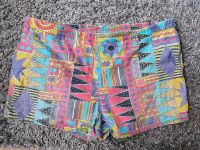 Retro Shorts Bunt Crazy Pattern Orange L Vintage 80s Hessen - Roßdorf Vorschau