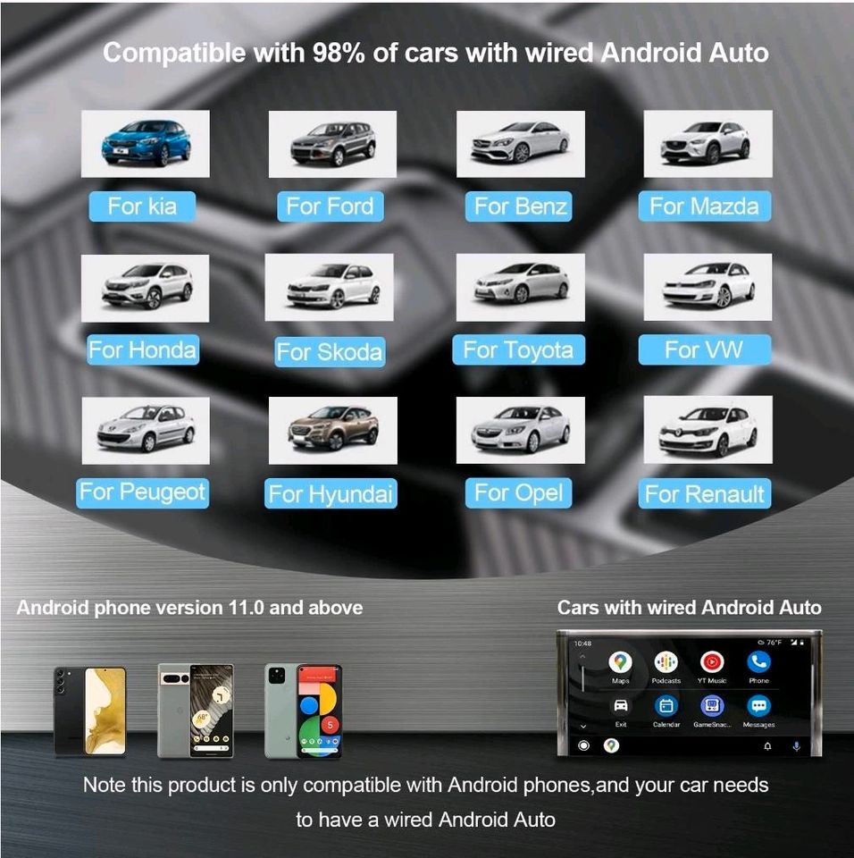 Car  Play Android Auto von tnvtec, Wireless Adapter in Seddiner See