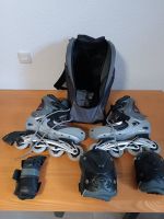 Inliner Inlineskates ABECK- 7 Gr. 45-46 mit Tasche Hessen - Hünfeld Vorschau