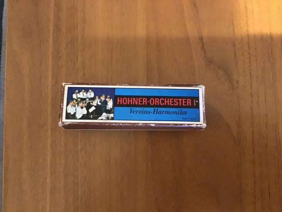 Mundharmonika HOHNER Orchester Vereinsharmonika C-Dur 1950er J in Zell am Harmersbach