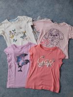 Gr  122-128 5 x Mädchen T-Shirt u.a. Gap, H&M Dithmarschen - Tellingstedt Vorschau