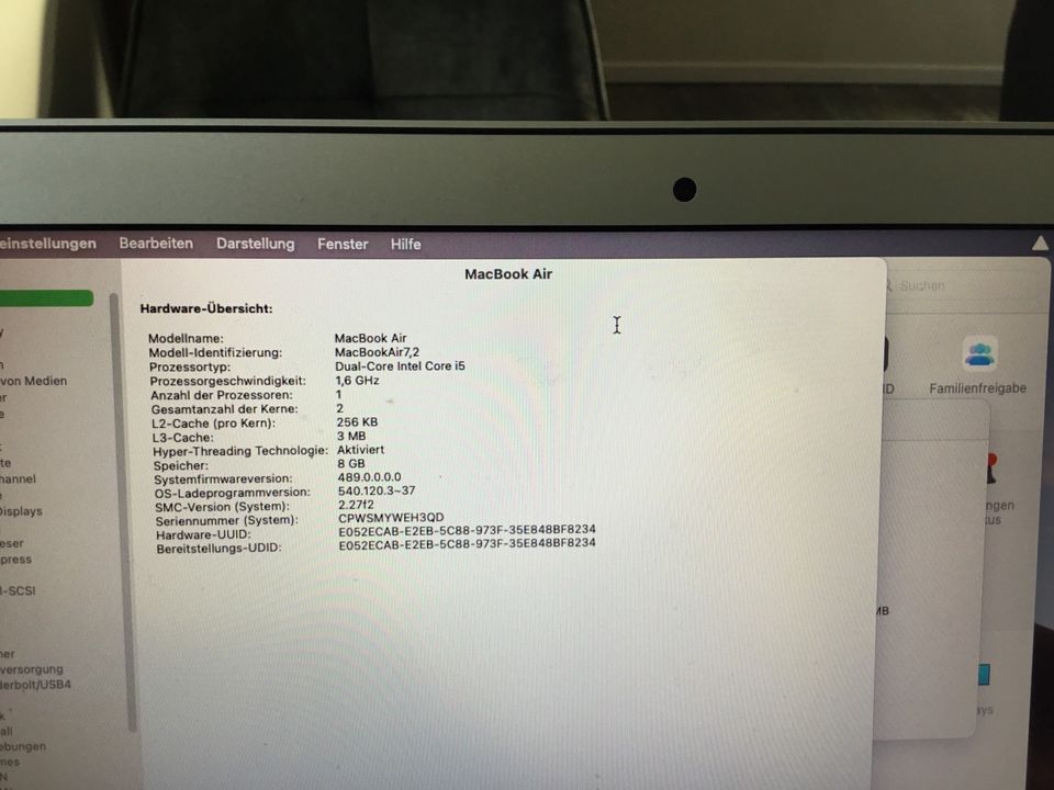 MacBook Air 13,3 Zoll 2015 in Bremen