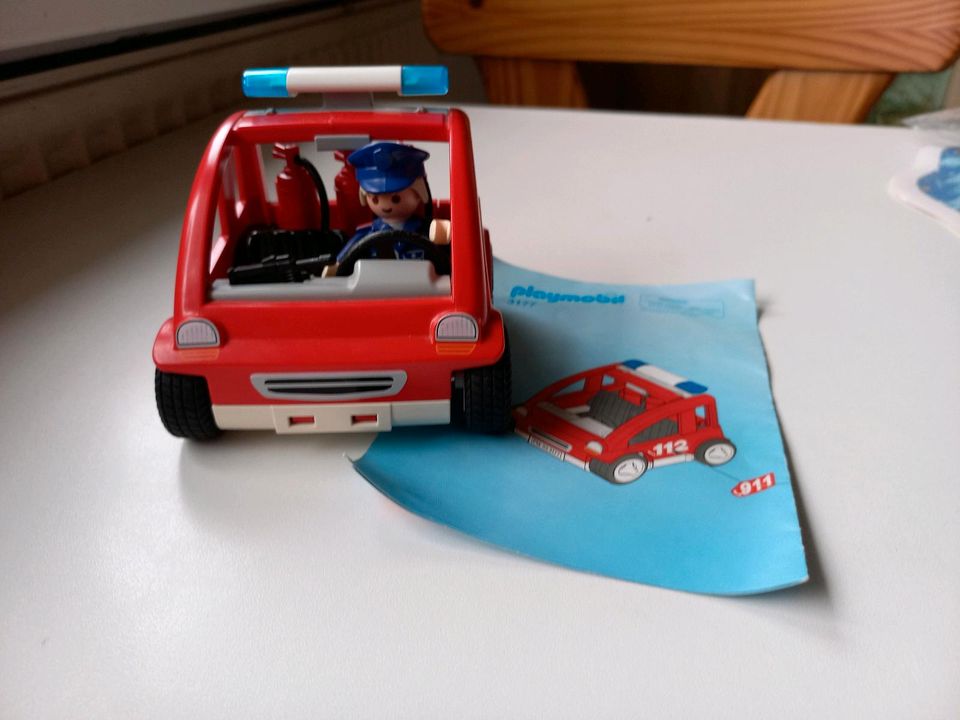 Brandmeisterfahrzeug, Playmobil 3177, Rarität.  mit Zubehör. in Berlin