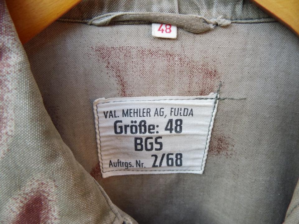 Bundesgrenzschutz sumpftarn Jacke BGS Val. Mehler Größe 48 in Dollern