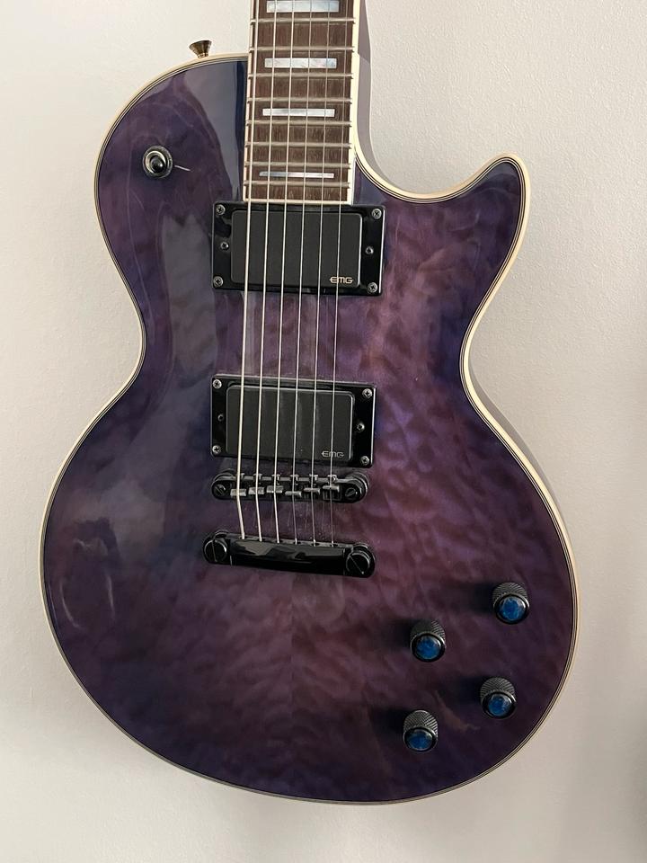 Epiphone Les Paul Custom Prophecy Plus in Midnight Sapphire in Hamburg