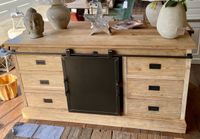 Sideboard Roda aus Teak Holz Kommode ca. 180 cm Schrank weiß Gekälkt Nordrhein-Westfalen - Moers Vorschau