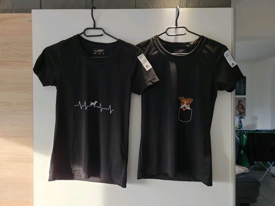 T-Shirt Jack Russel und Herzschlag Hund in Ketsch