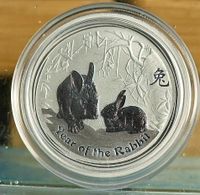 Australien Lunar II - 2011 Jahr des Hasen - 1/2 oz Silber ST/BU Nordrhein-Westfalen - Olsberg Vorschau