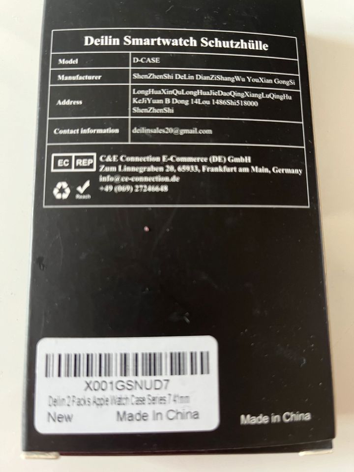 2x Apple Watch Hülle schwarz Series 7 41mm neu in Recklinghausen