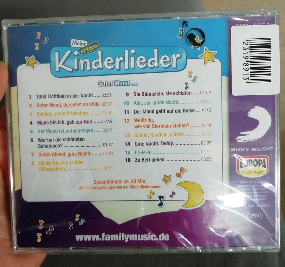 Meine ersten Kinderlieder CD Neu ungeöffnet in Fürth
