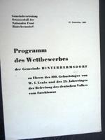 Wettbewerb Hinterhermsdorf Sebnitz Sächsische Schweiz DDR Politik Sachsen - Neustadt Vorschau