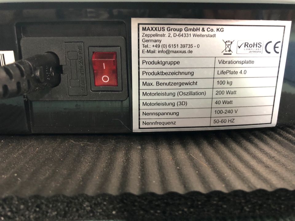 Vibrationsplatte Lifeplate in Putzkau