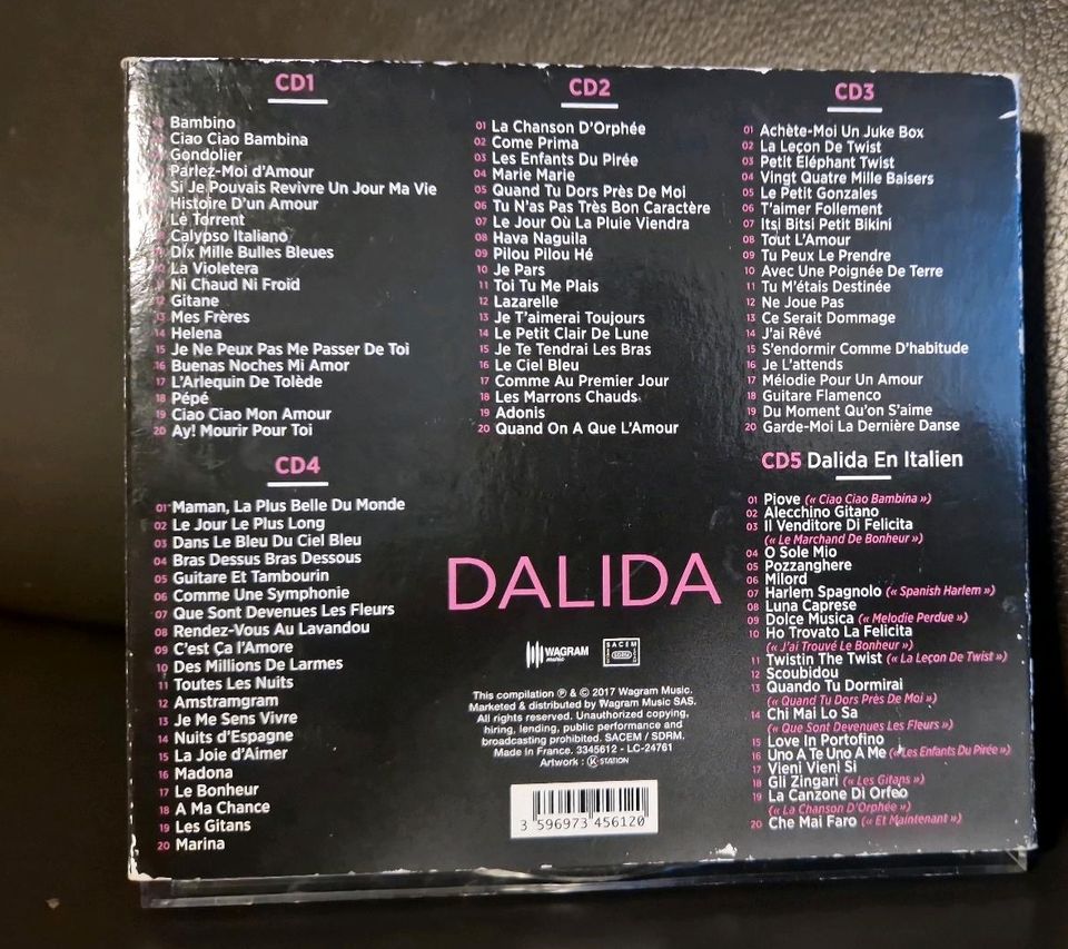 Dalida - 5 CD-Set - Ihre schönsten Lieder in Neunkirchen Siegerland