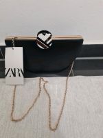 Zara Clutch feste Ovale Tasche Schwarz Gold UVP: 39,95 € Neu! Bayern - Senden Vorschau