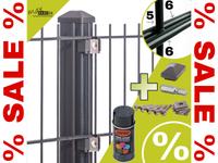 Doppelstabmattenzaun Sichtschutzzaun Set 1,83x5m 656 Anthrazit Nordrhein-Westfalen - Olfen Vorschau