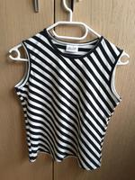 Shirt Damen ärmellos schwarz/weiß gestreift Gr. L von Pimkie Hessen - Niedernhausen Vorschau