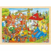 Einlegepuzzle Baustelle 96-teilig 40 x 30 cm Neu Rheinland-Pfalz - Kyllburgweiler Vorschau