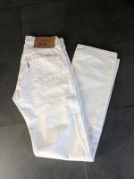 Damen Levis Jeans 501, weiß, hoher Taille, Taschen Reißverschluss Obergiesing-Fasangarten - Obergiesing Vorschau