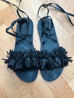Schwarze Sandalen 39 Niedersachsen - Braunschweig Vorschau