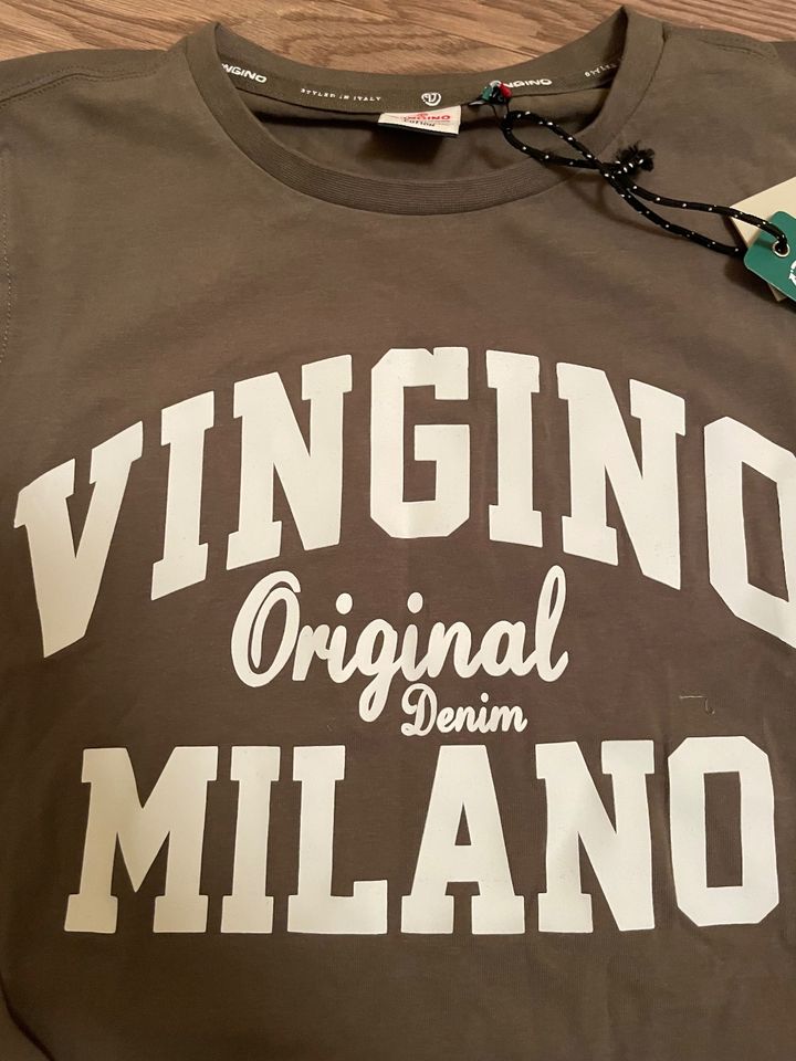 Vingino Langarmshirt khakifarben Gr.152 neu in Weißenfels