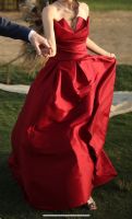 Abendkleid bordeaux-rot trägerlos Baden-Württemberg - Karlsruhe Vorschau