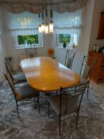Sehr schöner erweiterbarer Esstisch mit 6 Stühlen Saarland - Lebach Vorschau