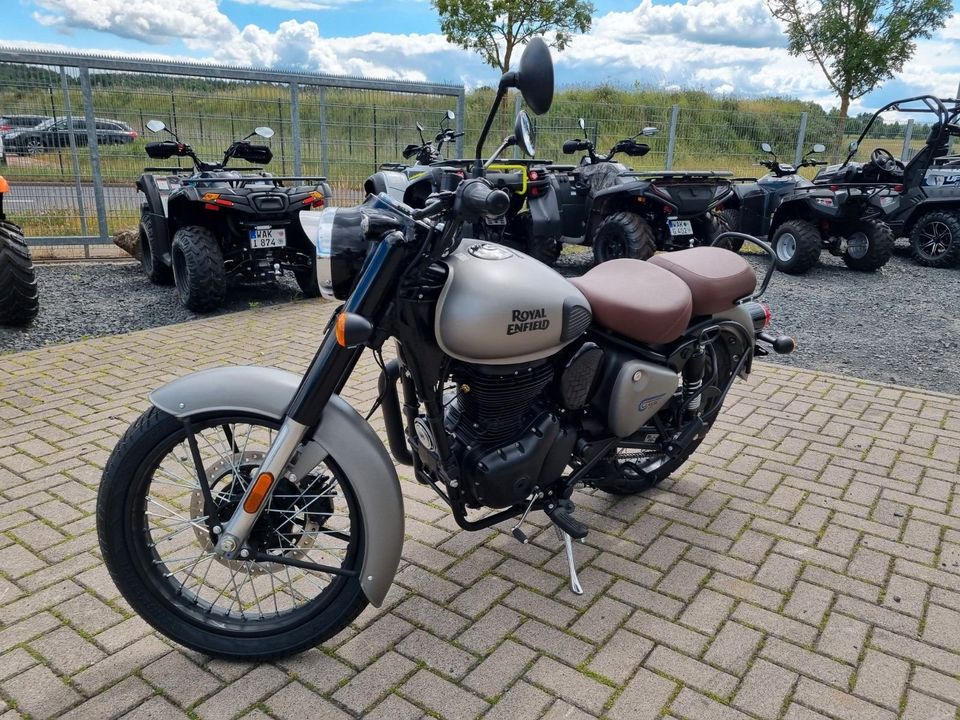 Motorrad Bike Royal Enfield Classic 350 ABS Dark und Signals in Barchfeld