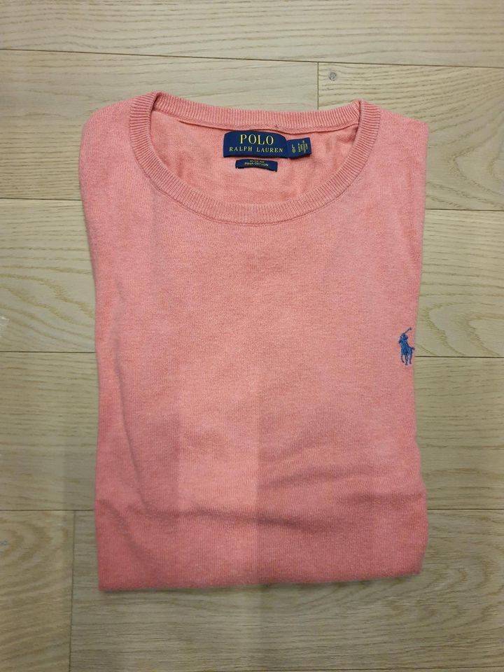 Polo Ralph Lauren Pullover - Gr. L Slim Fit- Coral in Wackersberg