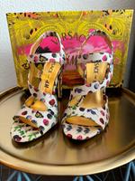 H&M Versace High Heels Sandalen weiß Muster Essen-Borbeck - Dellwig Vorschau