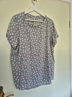 Bluse von Marie Lund in grau gepunktet, gr.46 Bremen - Oberneuland Vorschau