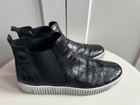 Gabor Slipper Gr. 44 9,5 Leder Stiefeletten Leder Schwarz Münster (Westfalen) - Gievenbeck Vorschau
