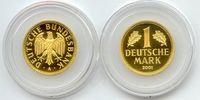 Gold Münze 1 Deutsche Mark   + 2  Gold Stücke Schwerin - Lankow Vorschau