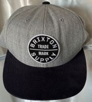 Brixton Supply Cap Kappe Blau Grau Snapback Strapback Wolle München - Ludwigsvorstadt-Isarvorstadt Vorschau