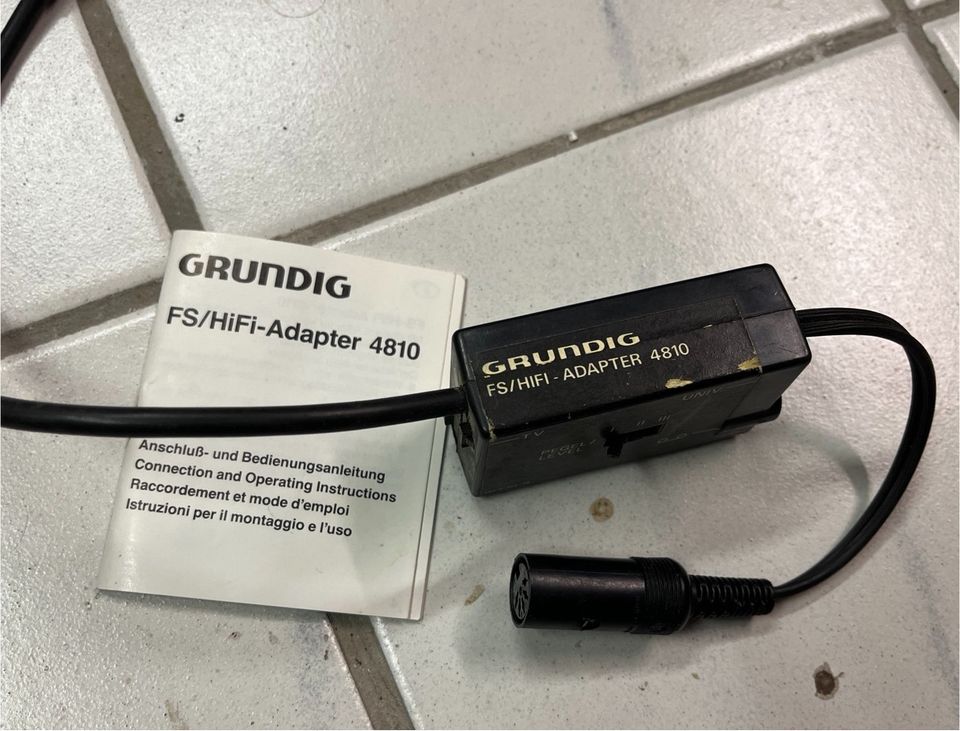 Grundig FS/Hi-Fi Adapter 4810 in Waldkraiburg