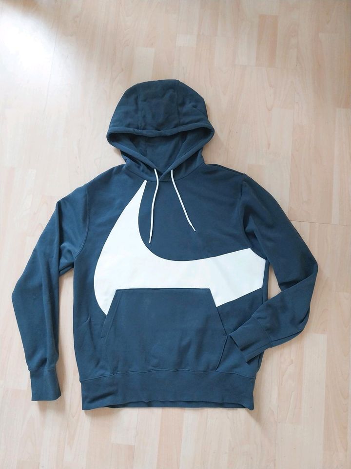 Nike Hoodie Pullover Kapuze Gr.L Rauchblau in Berlin