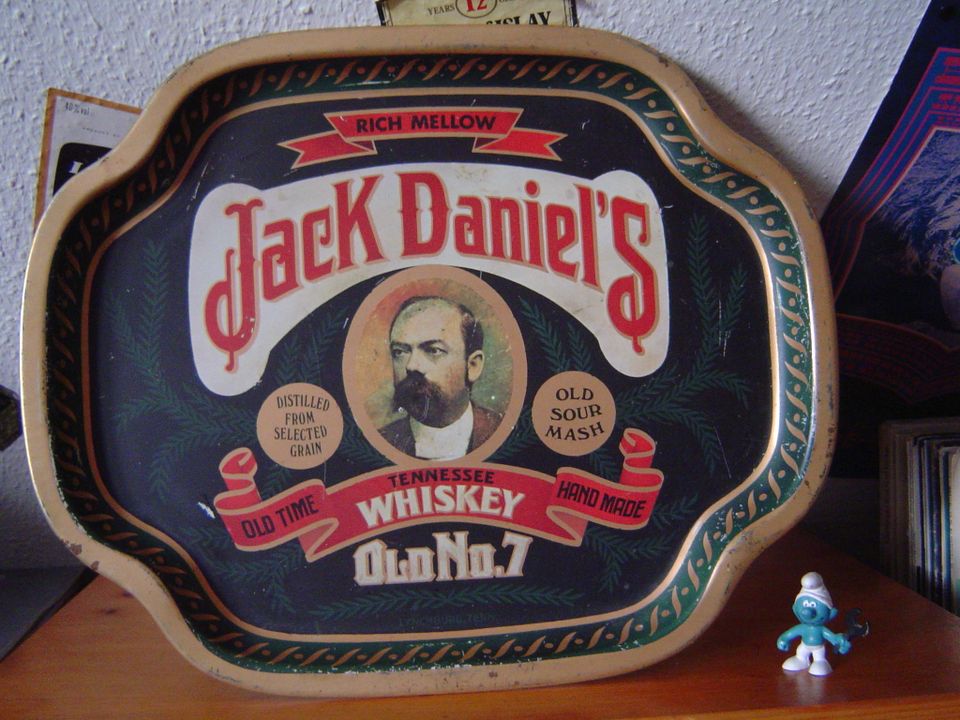 Jack Daniel's Serviertablett - Vintage Sammlerstück von 1970 in Heidelberg