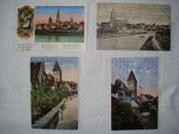 4 alte Postkarten Ulm, gelaufen 1916, Ansichtskarten PK AK Baden-Württemberg - Biberach an der Riß Vorschau