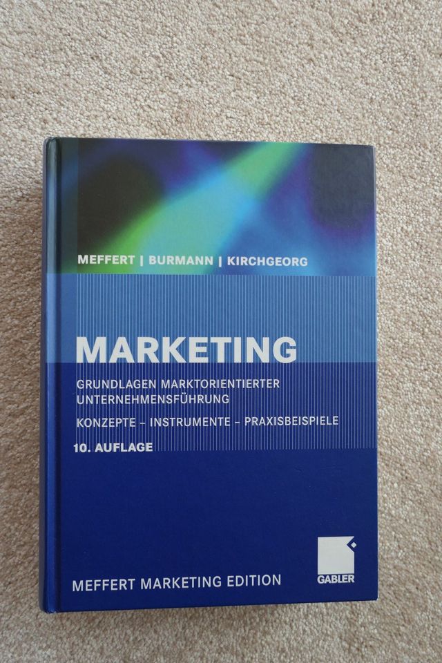 2 x BWL-Bücher: Marketing (Meffert) + Internat. Management, NEU in Werdau