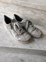 Remonte Damen Sneaker beige silber Gr 38 Bayern - Walderbach Vorschau