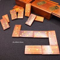 Sehr elegantes Domino-Set aus Rosenholz mit Messing Art.-Nr. 1108 Hessen - Lorsch Vorschau