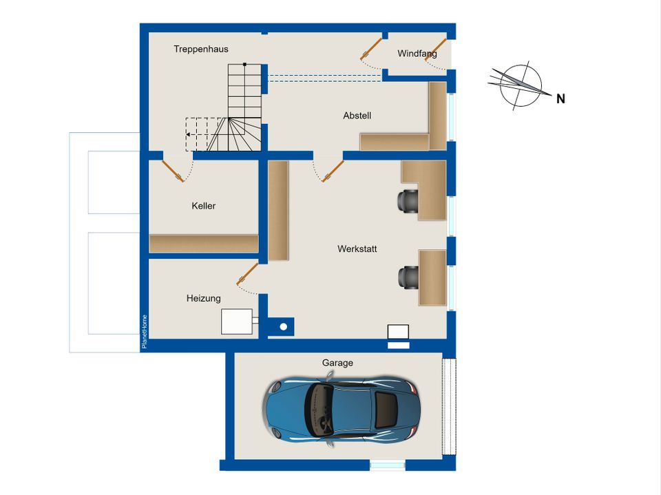 Großes Mehrfamilienhaus in zentraler Lage von Sulz am Neckar in Sulz