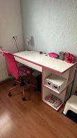 Schreibtisch 1,20 x  50 mit Stuhl und Standleuchte+Tischlampe Hessen - Hungen Vorschau