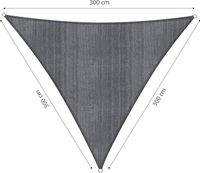 Sonnensegel Dreieck 3x3x3m Wetterbeständig Dunkel Grau A04 Hamburg-Mitte - Hamburg Billstedt   Vorschau
