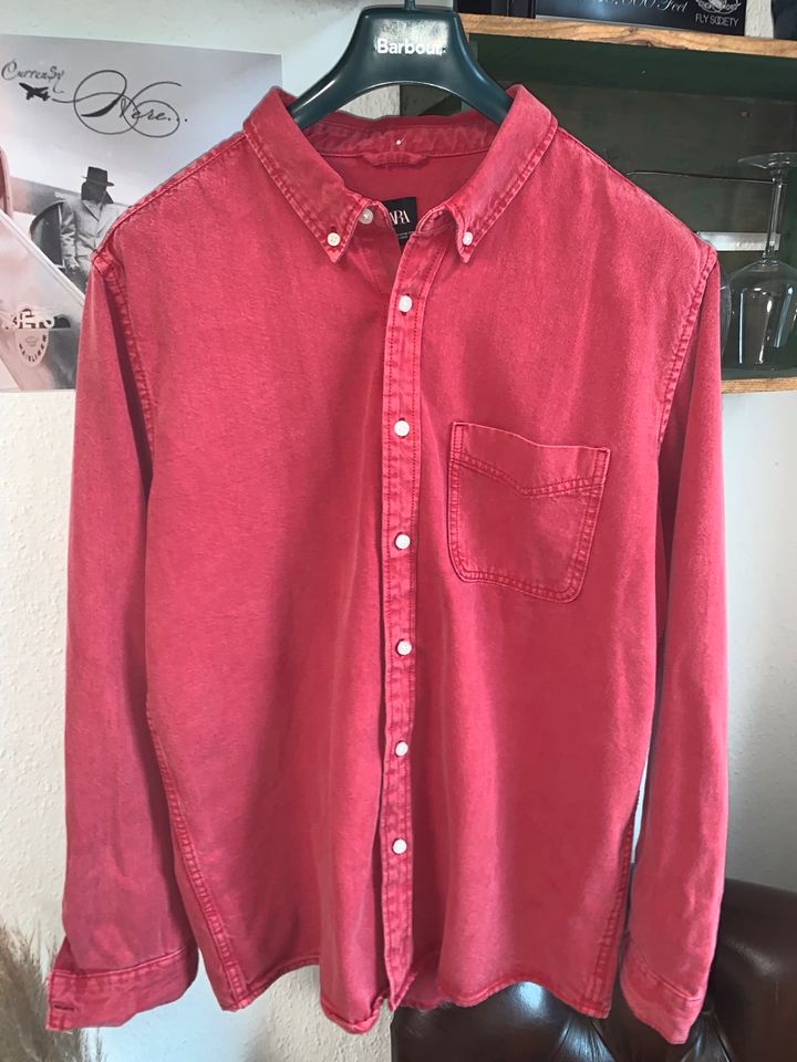 Zara Herren Hemd Overshirt XL Vintage SCHRANKAUFLÖSUNG in Centrum