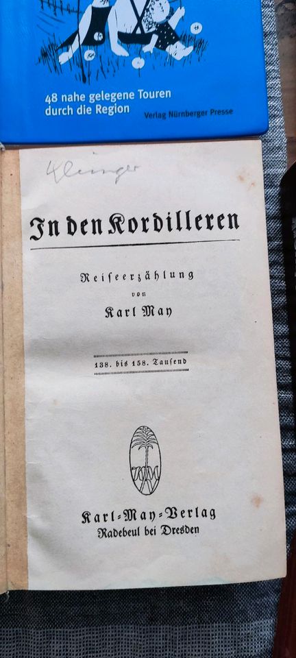 JAGDLITERATUR WEIDWERK TROPHÄEN WANDERBÜCHER KARL MAY in Roth