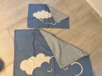 Baby Bettwäsche Kinder blau Wolken Streifen Sachsen - Freiberg Vorschau